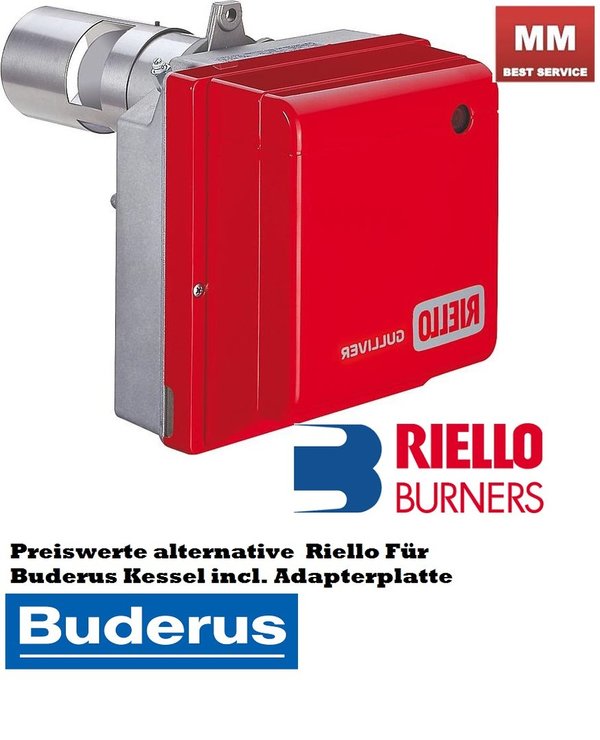 Austauschbrenner für Buderus BRE Ölbrenner, Riello BGK0.1-BRE 16,8-35,3KW