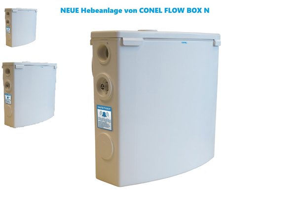 Neue Überflurschacht, FLOW BOX- N Schmutzwasser Hebeanlage noch besser effizienter