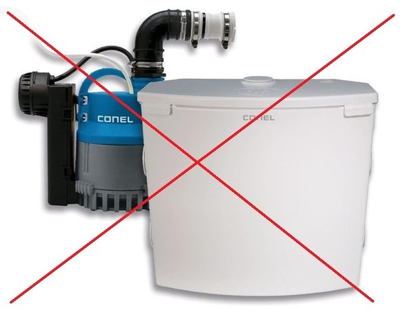 Für Flowbox  N und Flow Box CONEL Austausch Pumpe für FLOW BOX CONEL Set m. Bogen, Ersatzteil