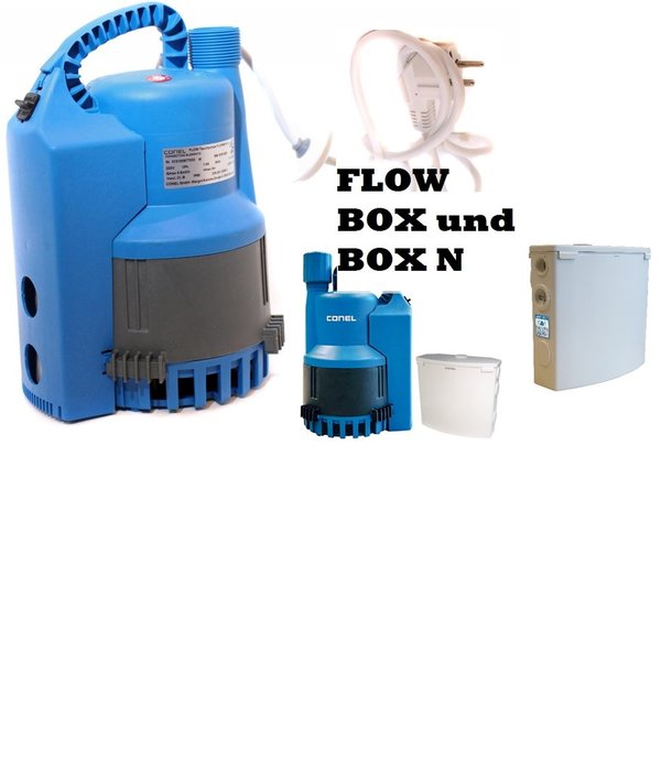 Austausch Pumpe Reparatur, Ersatzpumpe CONEL für FLOW BOX-N inkl. Zubehör