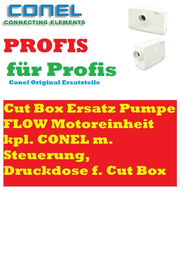 Profi WC  Schmutzwasserhebeanlage CONEL CUT Box Hebeanlage für gewerblichen Gebrauch