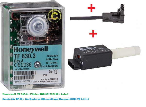 Satronic Honeywell / Resideo Anschlusskabel für IRD und UVD Artikelnr.: 31574 Referenznr.: 7236001 E