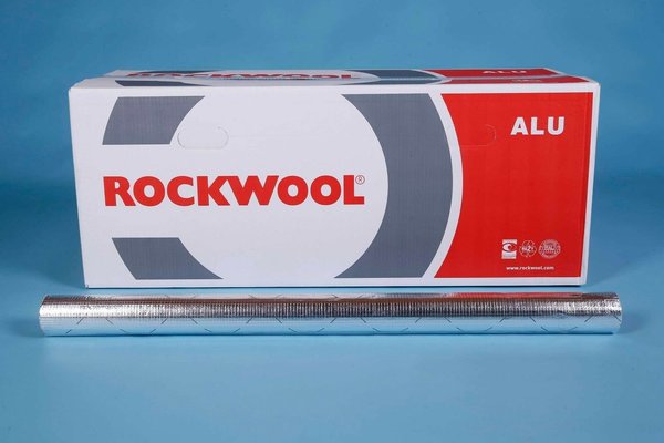 12 Stück Rockwool Schalen 800 D-15/20mm, Rockwool Schalen Steinwolle alukaschiert Isolierung